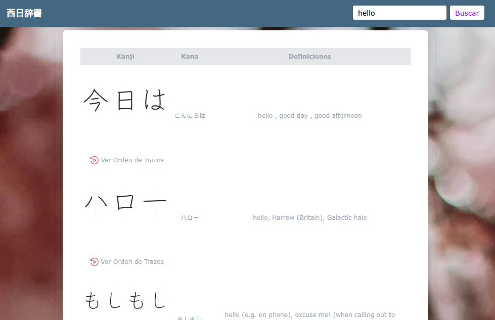 Japanese Dictionary